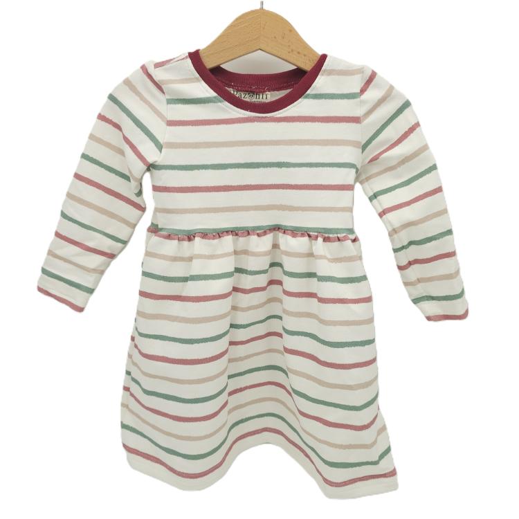 Basic Kleid Streifen 134-164